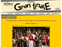 Tablet Screenshot of granfinalefestival.com.br